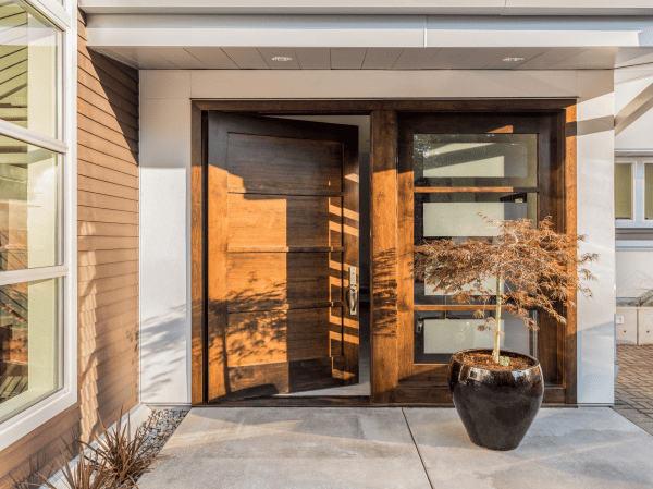 Remodeled House Door Entrance
